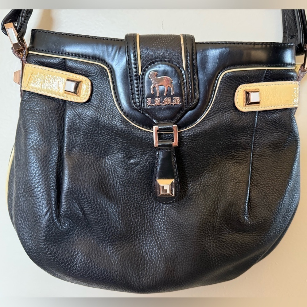 Rare L.A.M.B. by Gwen Stefani Leather Crossbody Purse - Picture 2 of 16